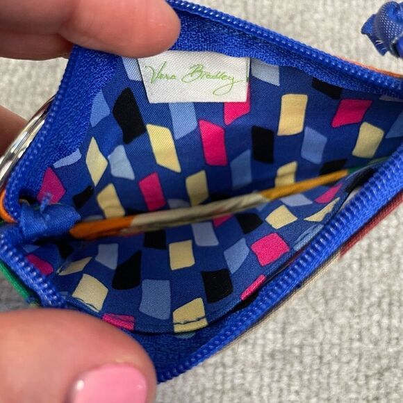 Vera Bradley Pencil Pouch Art Wallet Clutch Card Holder Brand New 5x3 - Picture 3 of 3